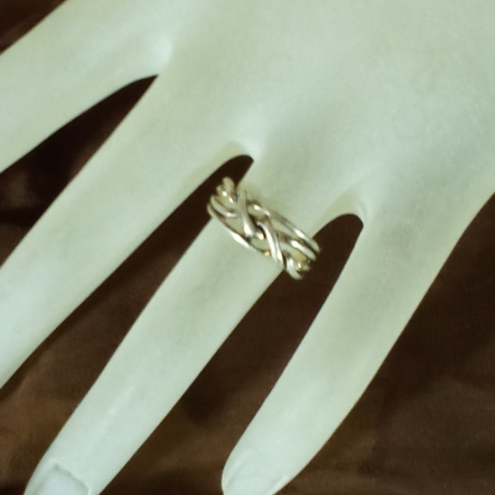 Silver Puzzle Ring